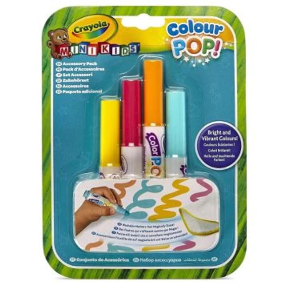 Crayola: Colour POP! Irka-firka utántöltő filctoll - 4 db (81-2007)