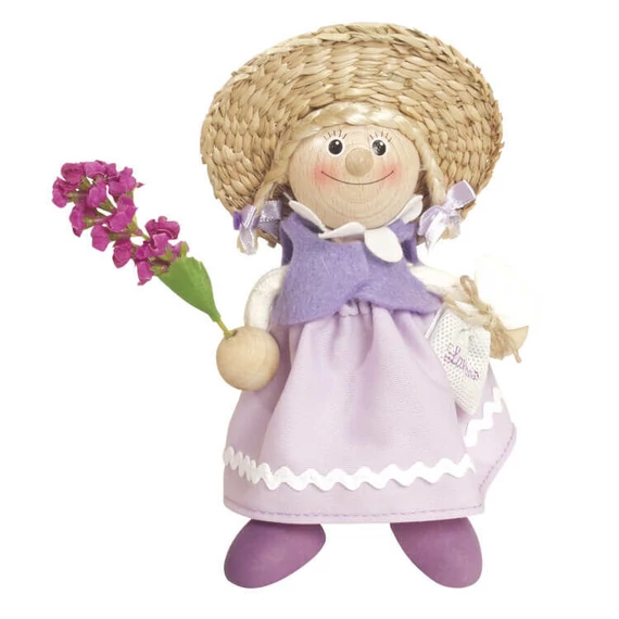 Rugós figura (levendulás lány)