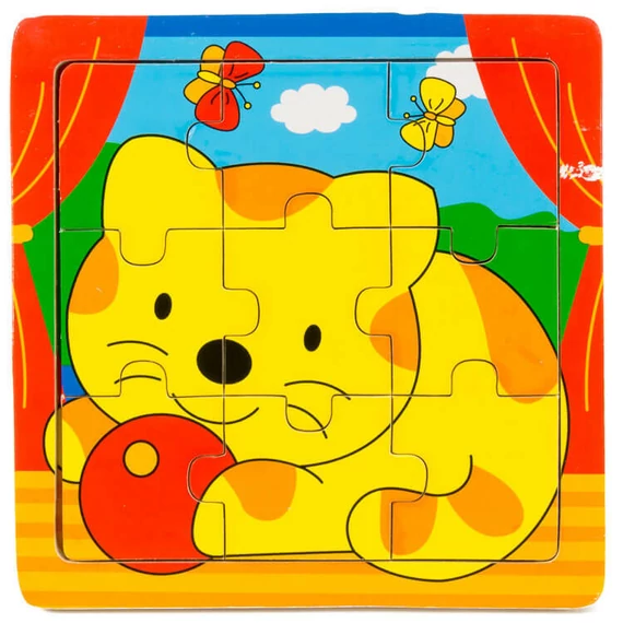 Puzzle 9 db-os (cicás)