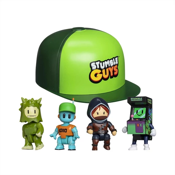Stumble Guys meglepetés mini figurák sapkában, 2. sorozat