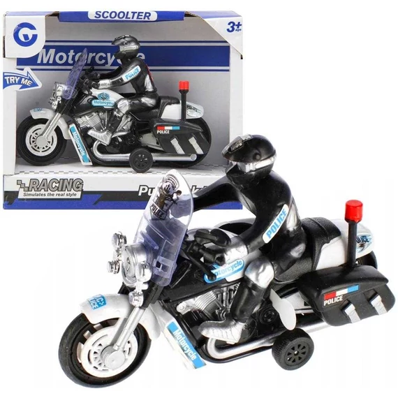 Műanyag rendőrmotor
