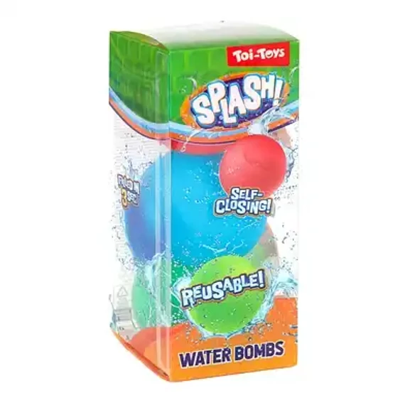 Splash újrafelhasználható vízibomba 3 db