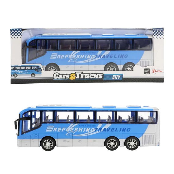 Cars & Trucks busz 32cm kék