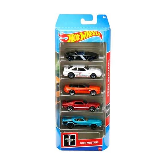 Hot Wheels Ford Mustang szett 5db-os
