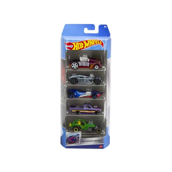 Hot Wheels HW Exposed Engines szett 5db-os