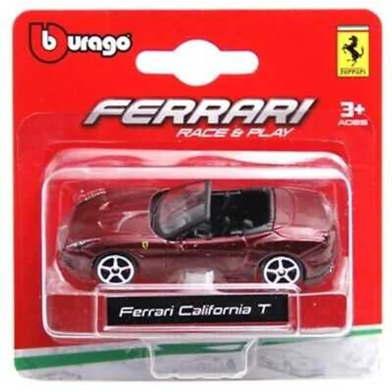 Bburago Race and Play Ferrari California T fém autó 1:64