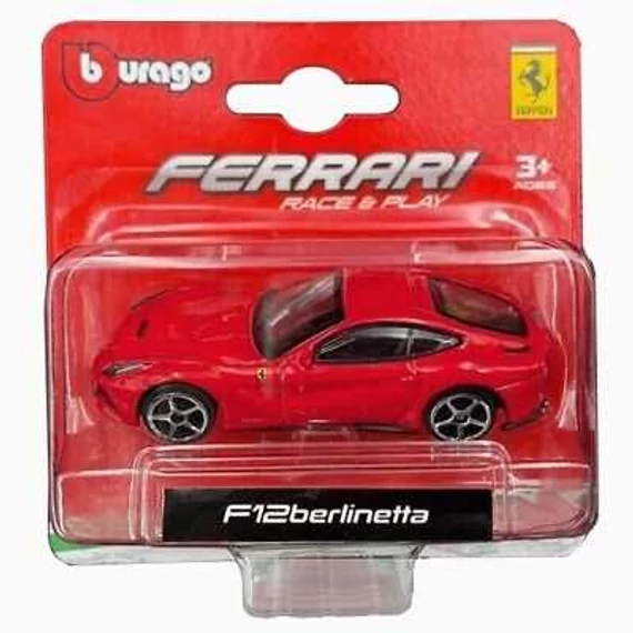 Bburago Race and Play Ferrari F12 berlinetta fém autó 1:64