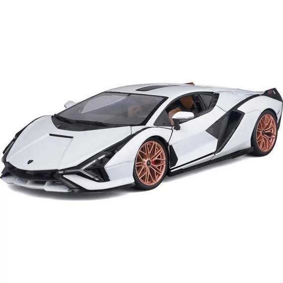 Bburago TOP Lamborghini Sián FKP 37 piros fém autó 1:18