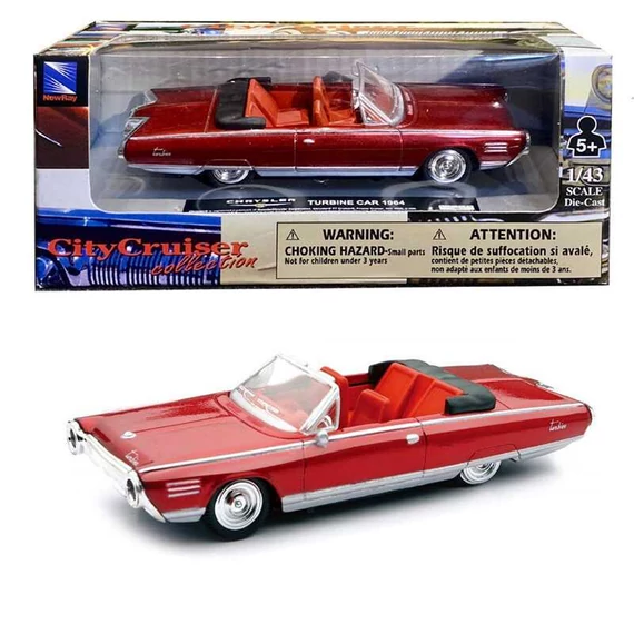 CityCruiser 1964 Chrysler Turbine fém autó 1:43