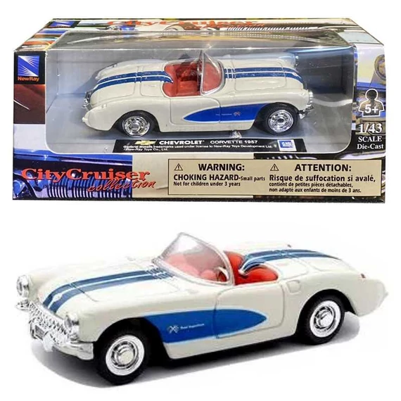 CityCruiser 1957 Chevrolet Corvette fém autó 1:43