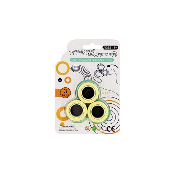 Magnetic Freestyle mágneses gyűrű 3db-os
