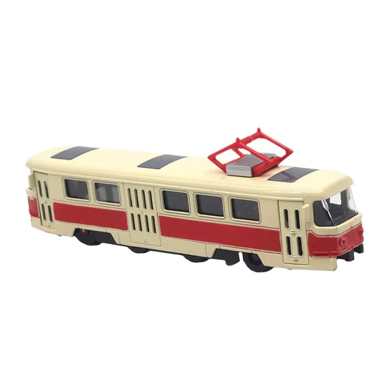 Diecast villamos fénnyel és hanggal 17cm (többféle)