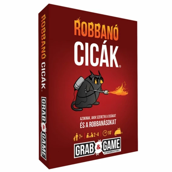 Robbanó cicák, mini - Parti Társasjáték