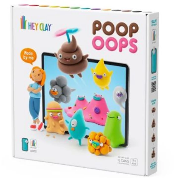 Hey Clay gyurma szett, nagy - Poop Oops (HCL16177CEE)