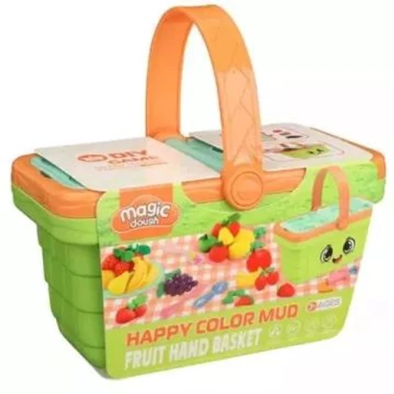 Manyuk Toys Gyümölcsös piknikkosár gyurmaszett (8672)