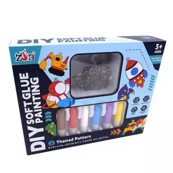 Manyuk Toys Kulcstartó készítő készlet autó mintákkal (552-5)
