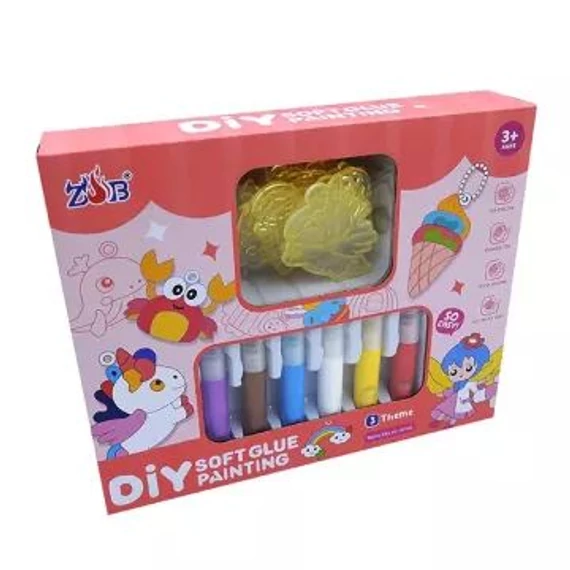 Manyuk Toys Kulcstartó készítő készlet hercegnő mintákkal - 9 db-os (552-1)