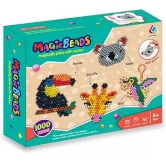 Manyuk Toys Kulcstartó készítő szett egzotikus állat mintákkal (8225)