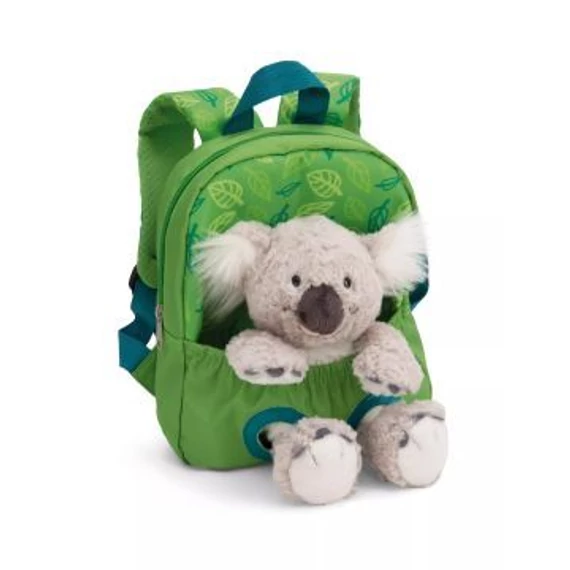 NICI : Hátizsák koala plüssfigurával, zöld - 21 x 26 cm (61744)