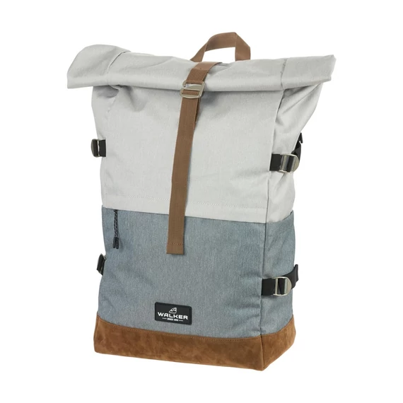Schneiders Hátizsák ergonomikus Light Grey & Grey Roll Top by Walker (42156-247)