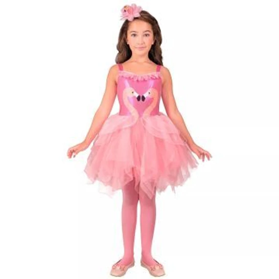 Widmann Flamingo jelmez fejpánttal - 116 cm (25835)