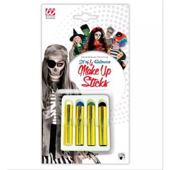 Widmann Halloween-i arcfestő stift készlet - 4 db-os (4077L)