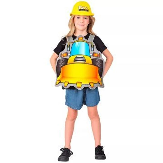 Widmann Homlokrakodó mintájú jelmez sisakkal - 113 cm (21439)