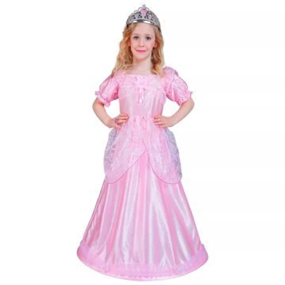 Widmann Pink hercegnő/tündér jelmez - 116 cm (43865)