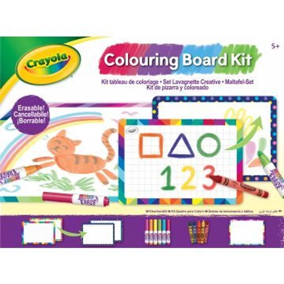 Crayola : Letörölhető rajztábla rajzeszközökkel (04-2947)