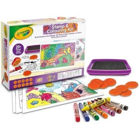 Crayola : Színező készlet nyomdákkal (04-2951)