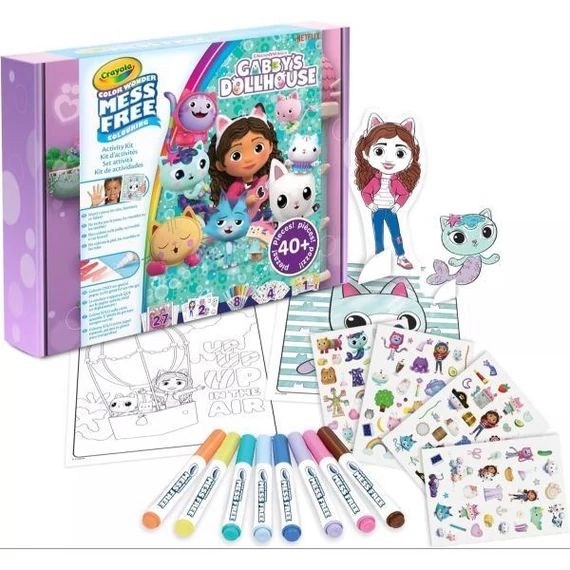 Crayola Color Wonder: Gabi babaháza maszatmentes foglalkoztató készlet (75-7170)