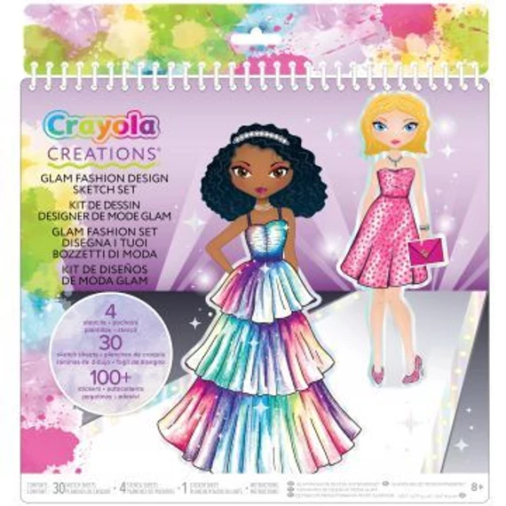 Crayola Creations: Glam divattervező album kiegészítőkkel (04-1270)