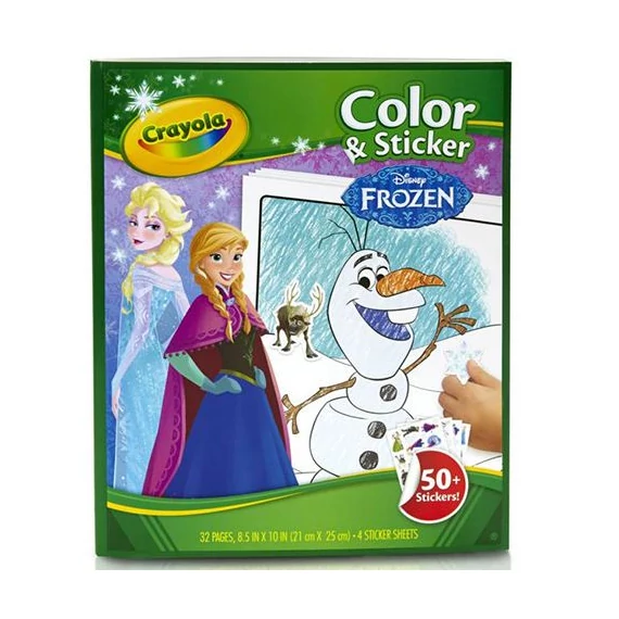 Crayola Jégvarázs 2 színező, kifestő és matricázó füzet (04-5864)