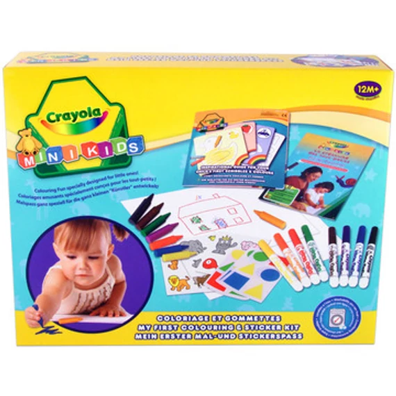 Crayola Mini Kids: Színező és matricázó készlet (10570)