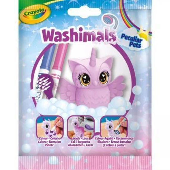 Crayola Washimals: Kimosható különleges állatka figura, 1 db - többféle (74-0240)
