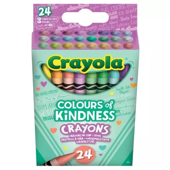 Crayola: Kedves szavak zsírkréta készlet - 24 db-os (52-1836)