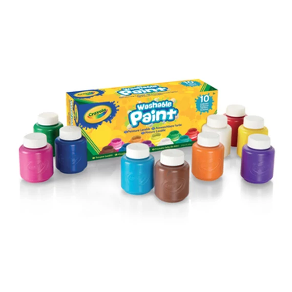 Crayola: Könnyen lemosható festék - 10 db-os (54-1207)