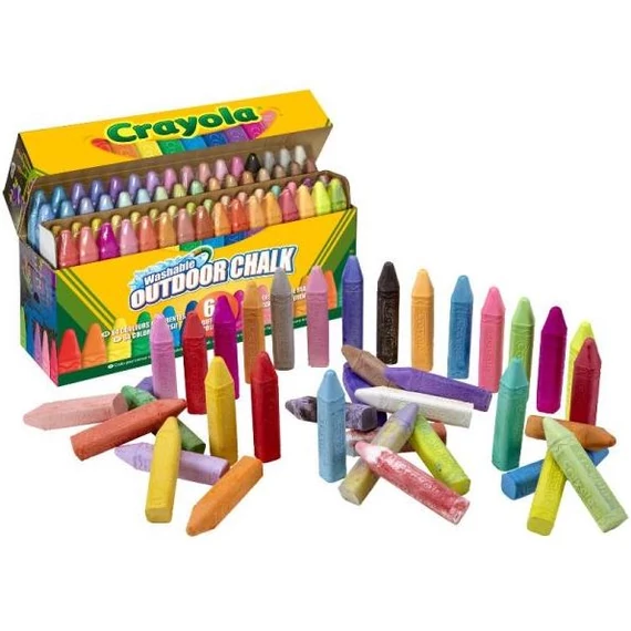Crayola: Kimosható aszfaltkréta szett 64 db-os (51-2064)