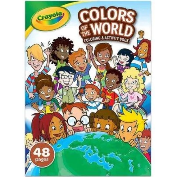 Crayola: Sokszínű világ színező és foglalkoztató (04-2668)