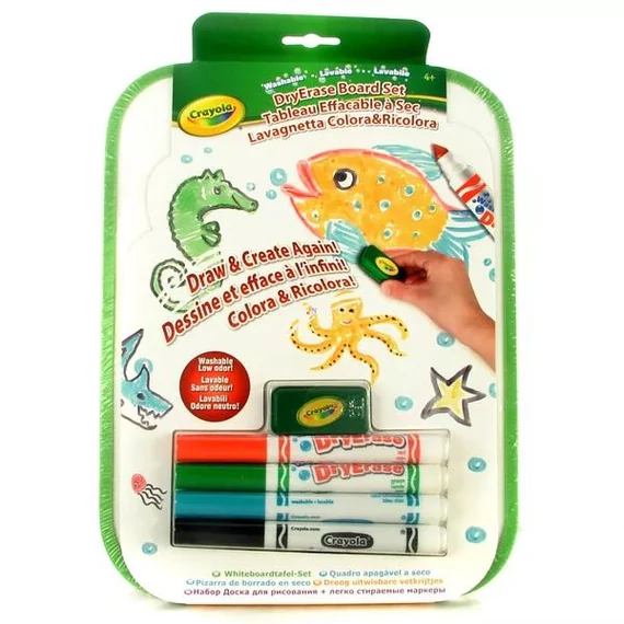 Crayola: Szárazon törölhető rajztábla filctollakkal (98-2003)