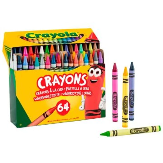 Crayola: Zsírkréta - 64 db-os (52-6448)