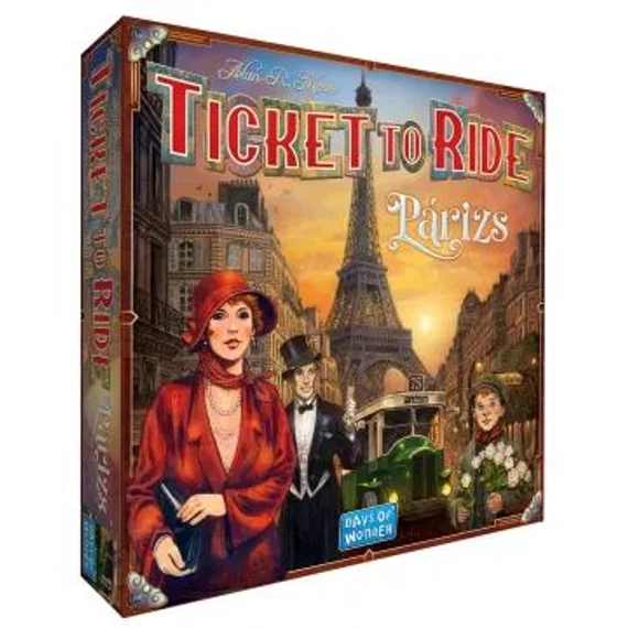 GEMKER-GEM Ticket to Ride: Párizs társasjáték (ASM34693)