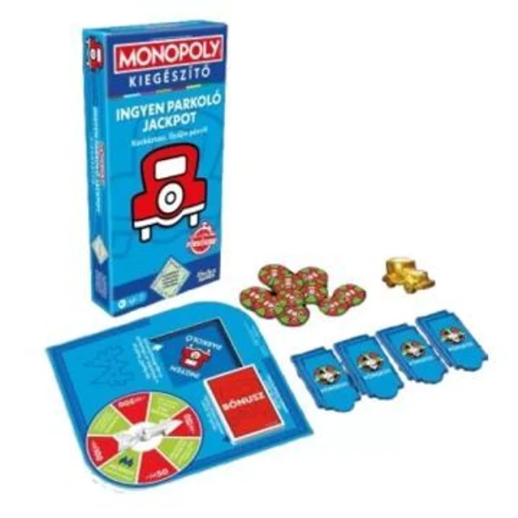 Hasbro Monopoly: Ingyen parkoló jackpot társasjáték kiegészítő (G0718)
