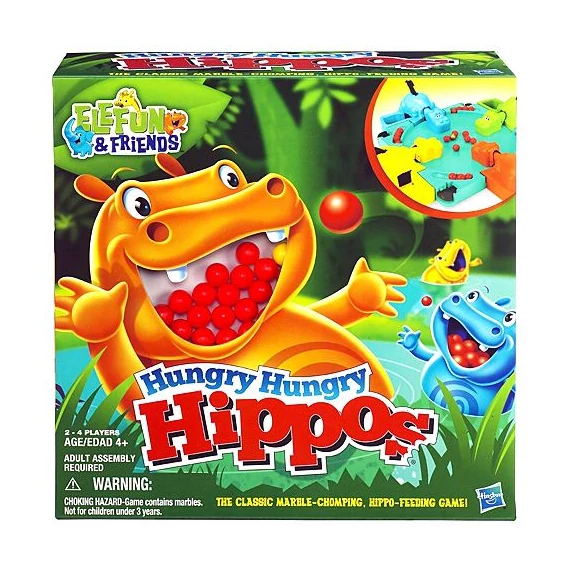 Hasbro Éhes vízilovak társasjáték (98936)