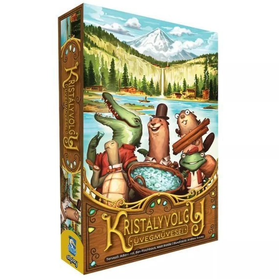 Kristályvölgy üvegművesei társasjáték (ASM34703)