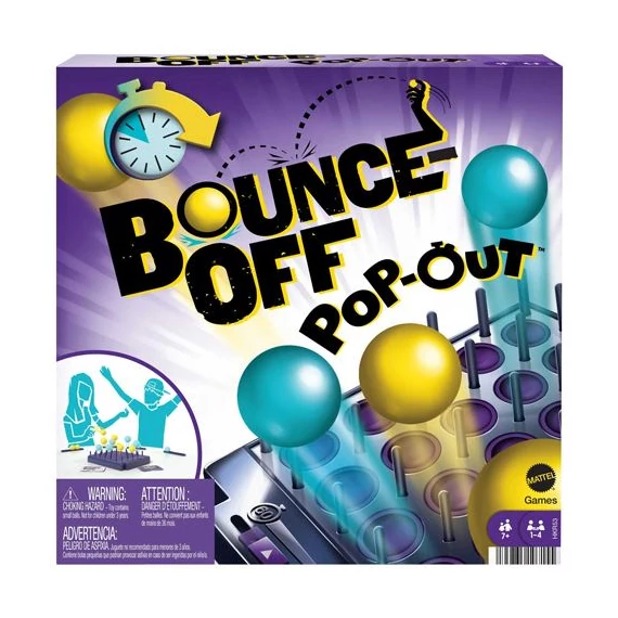 Mattel Bounce-off Pop-out ügyességi társasjáték (HKR53)