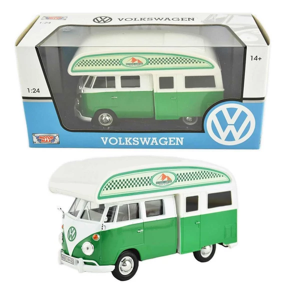 MotorMax Volkswagen T2 Camper fém autó 1:24 17cm