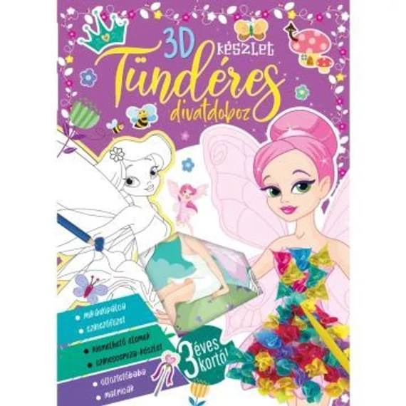 3D divatdoboz kreatív készlet - Tündérek