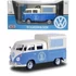 MotorMax Volkswagen Transporter T2 Food & Drink Fém Kisautó (1:24 )kék-fehér 17 cm 