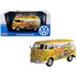 MotorMax Volkswagen T2 Delivery Van Flower Power II. Fém Kisautó (1:24 )-17 cm 